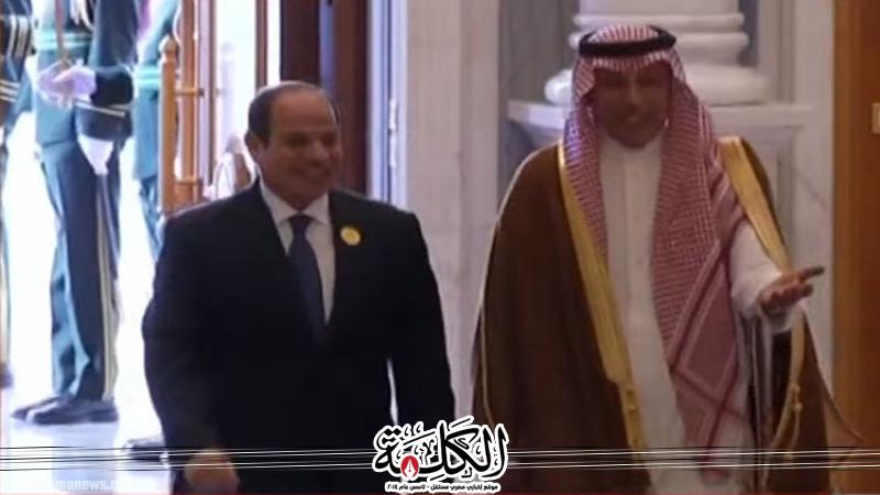 السيسى يصل مقر انعقاد القمة العربية الإسلامية المشتركة بالرياض | أخبار وتقارير | بوابة الكلمة