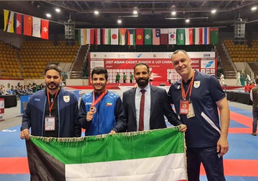 منتخب الكويت للكاراتيه يحرز 5 ميداليات متنوعة في بطولة آسيا بـ كازخستان