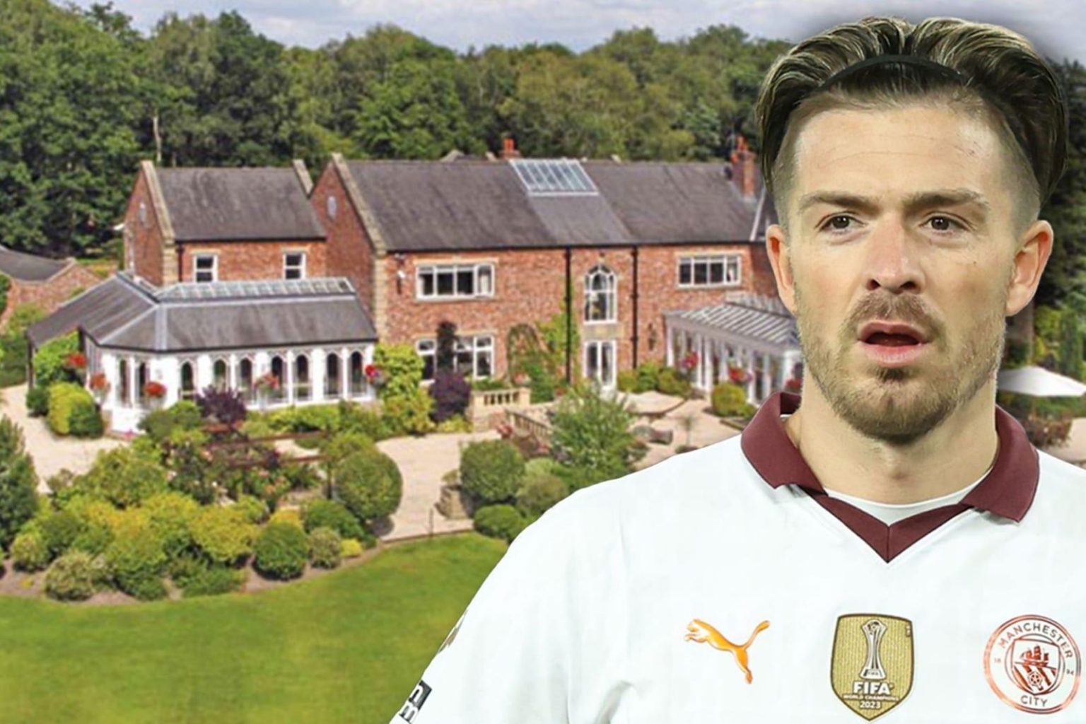 قصر جاك غريليش لاعب مانشستر سيتي .. يتعرض للسرقة