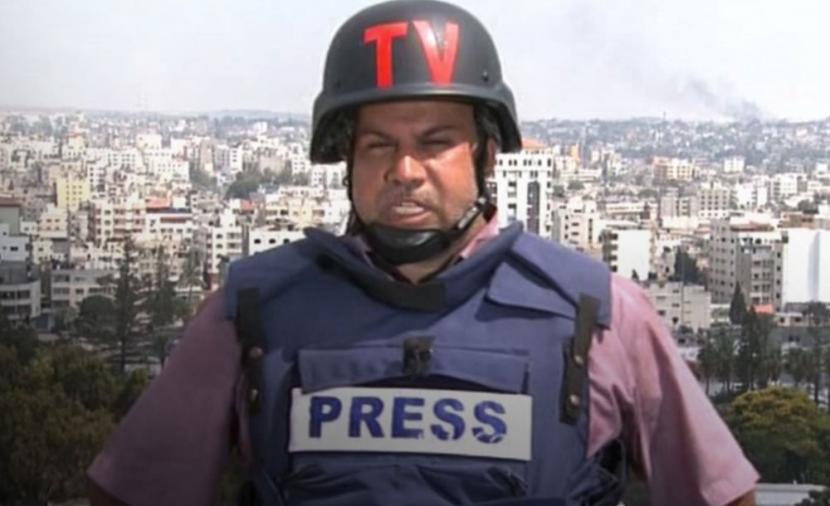 بالفيديو.. الاحتلال يستهدف وائل الدحدوح مراسل “الجزيرة” بصاروخ جوي