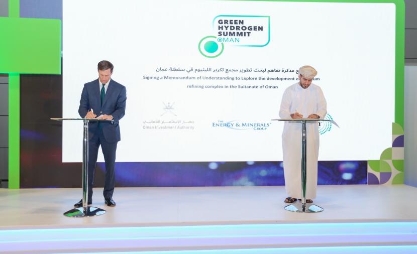 توقيع اتفاقية لبحث سبل تطوير مجمع لتكرير الليثيوم في السلطنة