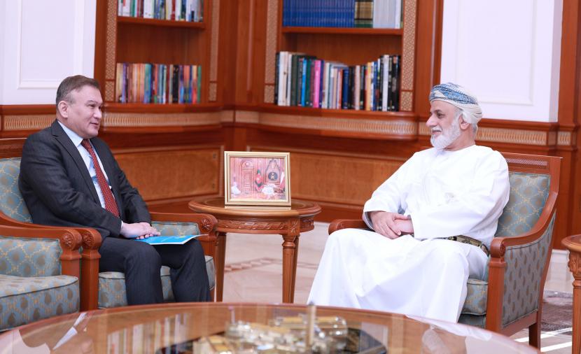 رئيس مجلس الدولة يتسلم رسالة رسمية من رئيس مجلس الشيوخ في كازاخستان