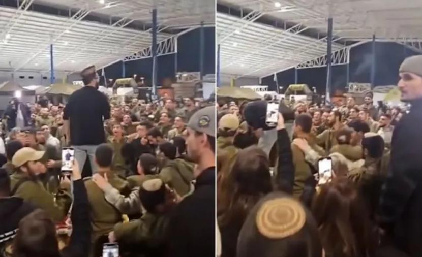 بالفيديو.. جنود لواء جولاني يرقصون فرحا بعد سحبهم من غزة