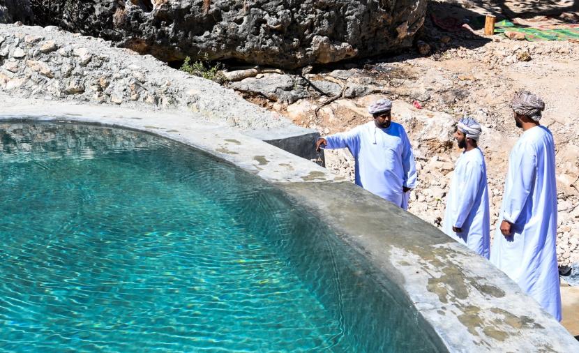 صيانة وتأهيل 25 عين ماء في ظفار ضمن خطط تنمية الموارد المائية