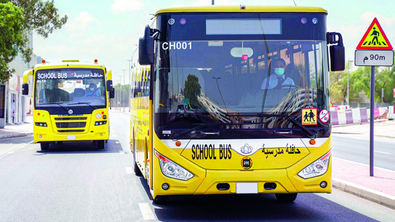 4 ممارسات خاطئة تتصدر مخالفات الحافلات المدرسية في دبي