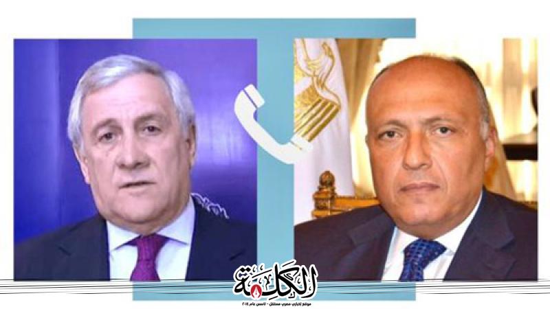 وزير الخارجية سامح شكري يتلقى اتصالاً من وزير الخارجية الإيطالي | أخبار وتقارير | بوابة الكلمة