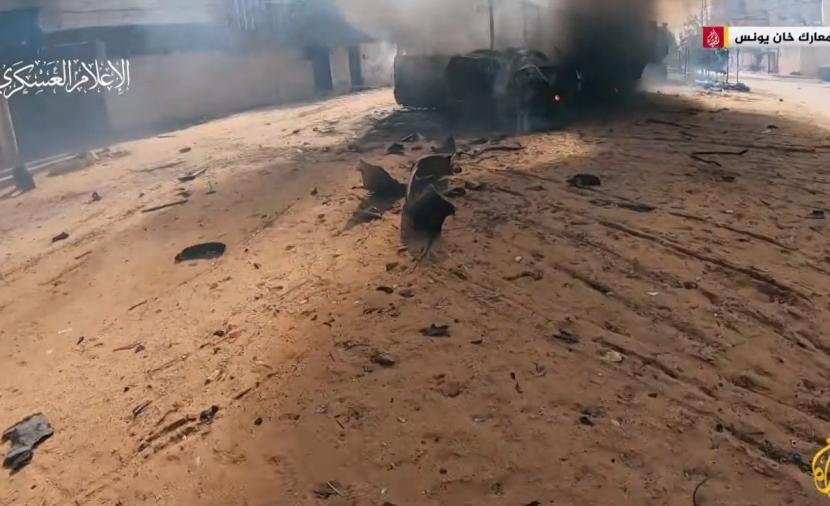 “كتائب القسام” تنشر مشاهد جديدة لاستهداف قوات الاحتلال في خان يونس