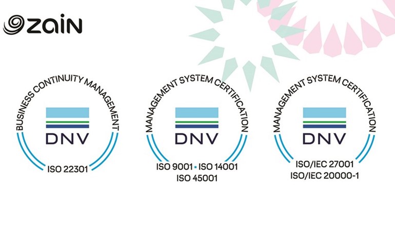 «زين» تنجح في تجديد 6 شهادات ISO للجودة