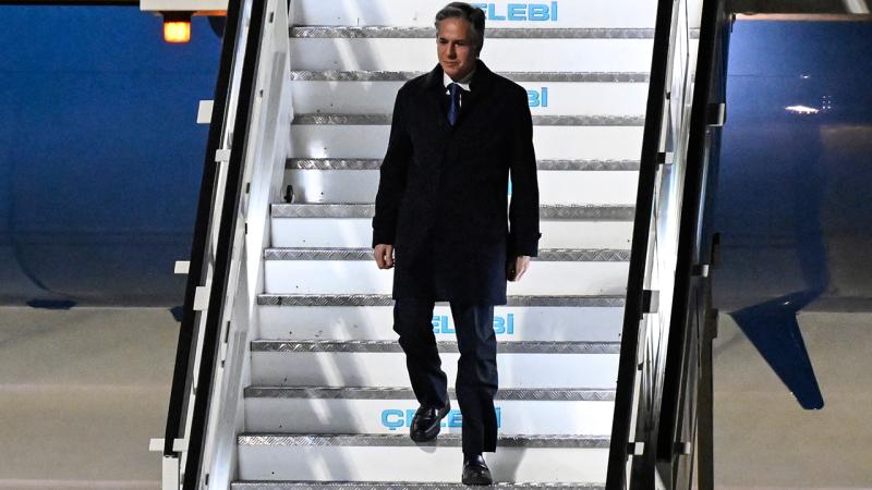 بلينكن في إسطنبول لبحث تطورات الأوضاع في قطاع غزة الفلسطيني