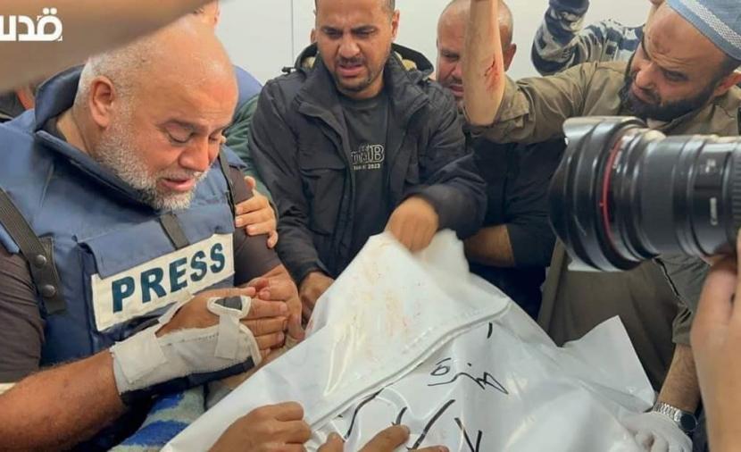 بالفيديو.. وائل الدحدوح في رثاء نجله: ماضون لاستكمال واجبنا الصحفي مهما كان الثمن