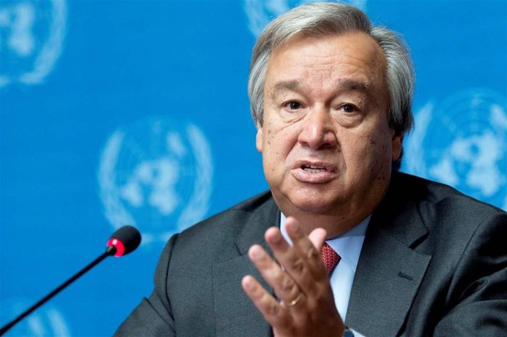 غوتيريش: على المجتمع الدولي ألا يتراجع عن التزامه بحل الدولتين