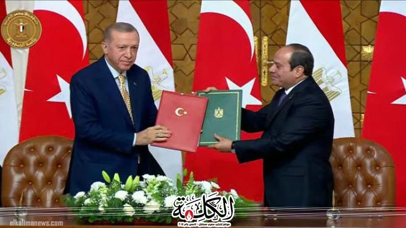 السيسى ونظيره التركي يشهدان مراسم التوقيع على عدد من الاتفاقيات | أخبار وتقارير | بوابة الكلمة