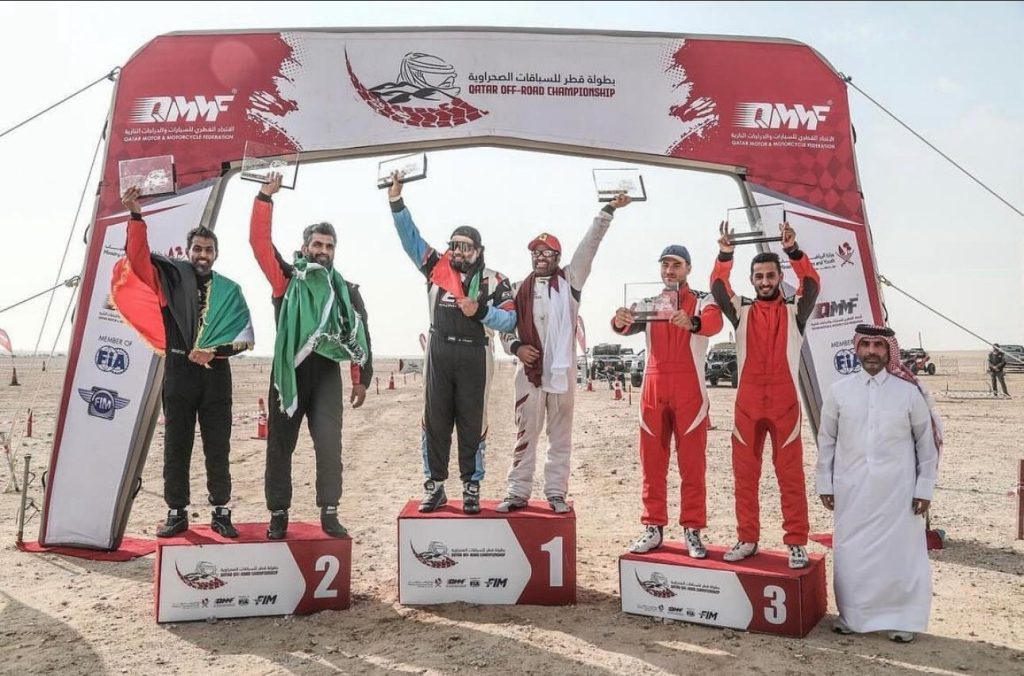الكويتي ضاري الظفيري يحقق المركز الثالث في بطولة قطر للسباقات الصحراوية