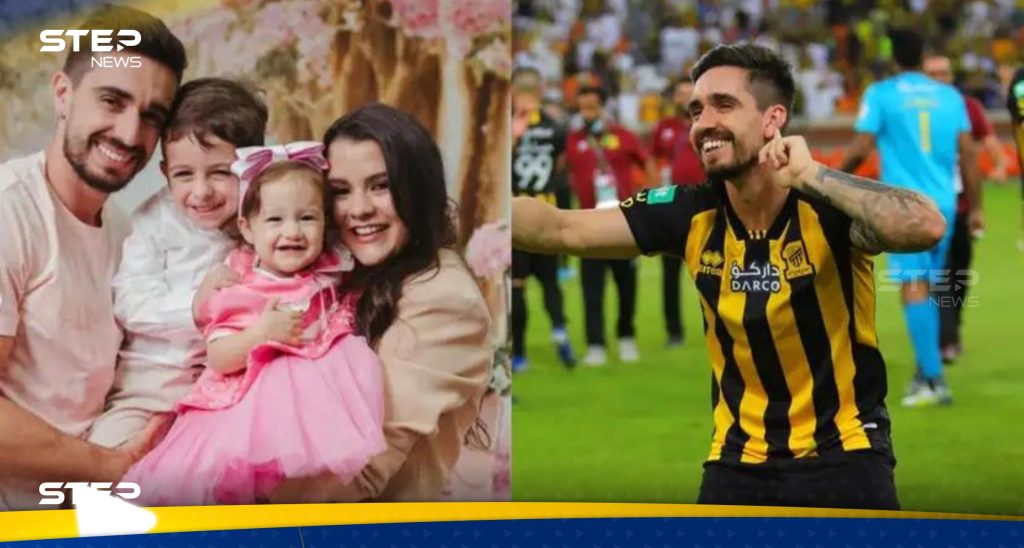 “غلطة زوجتي”.. شاهد| لقطة “غريبة” من محترف اتحاد جدة ليلة رحيله من السعودية