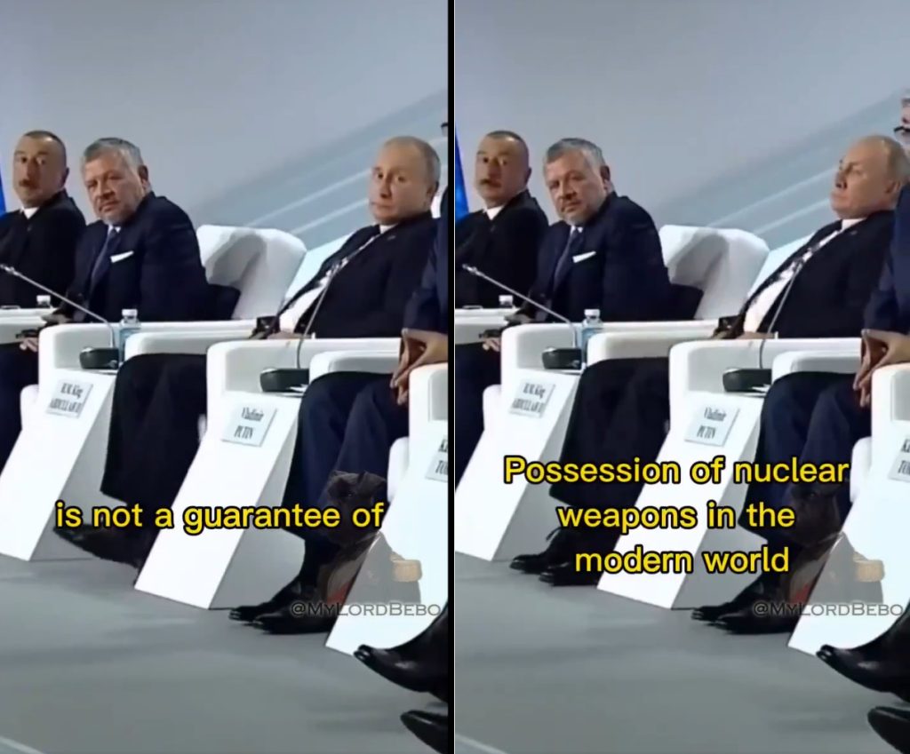 ماذا لو امتلك “صدام حسين” السلاح النووي .. مقطع قديم لبوتين يتصدر المنصات (فيديو) وطن