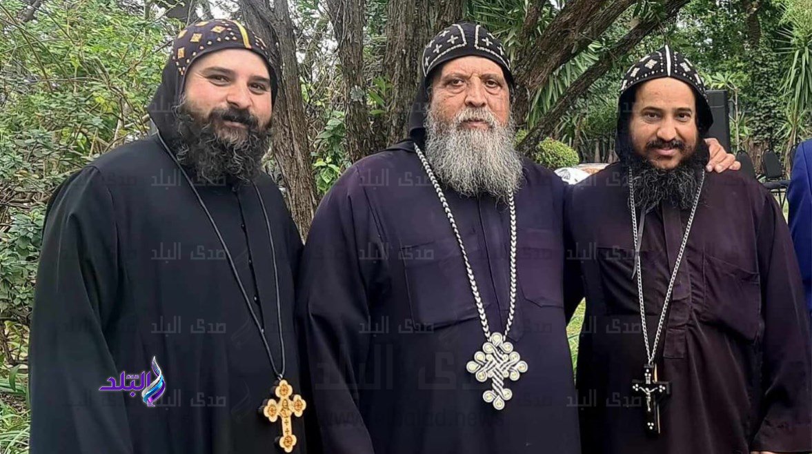 مراسم تشييع جنازة الرهبان الثلاثة