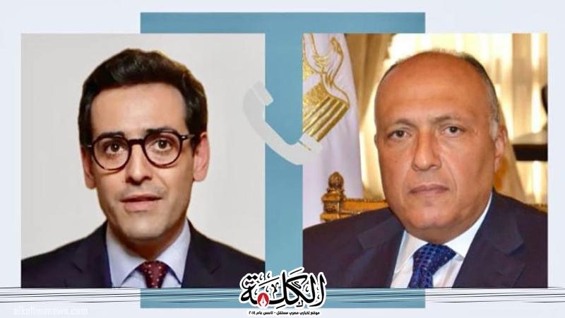 سامح شكري يتلقى اتصالاً من وزير خارجية فرنسا | أخبار وتقارير | بوابة الكلمة