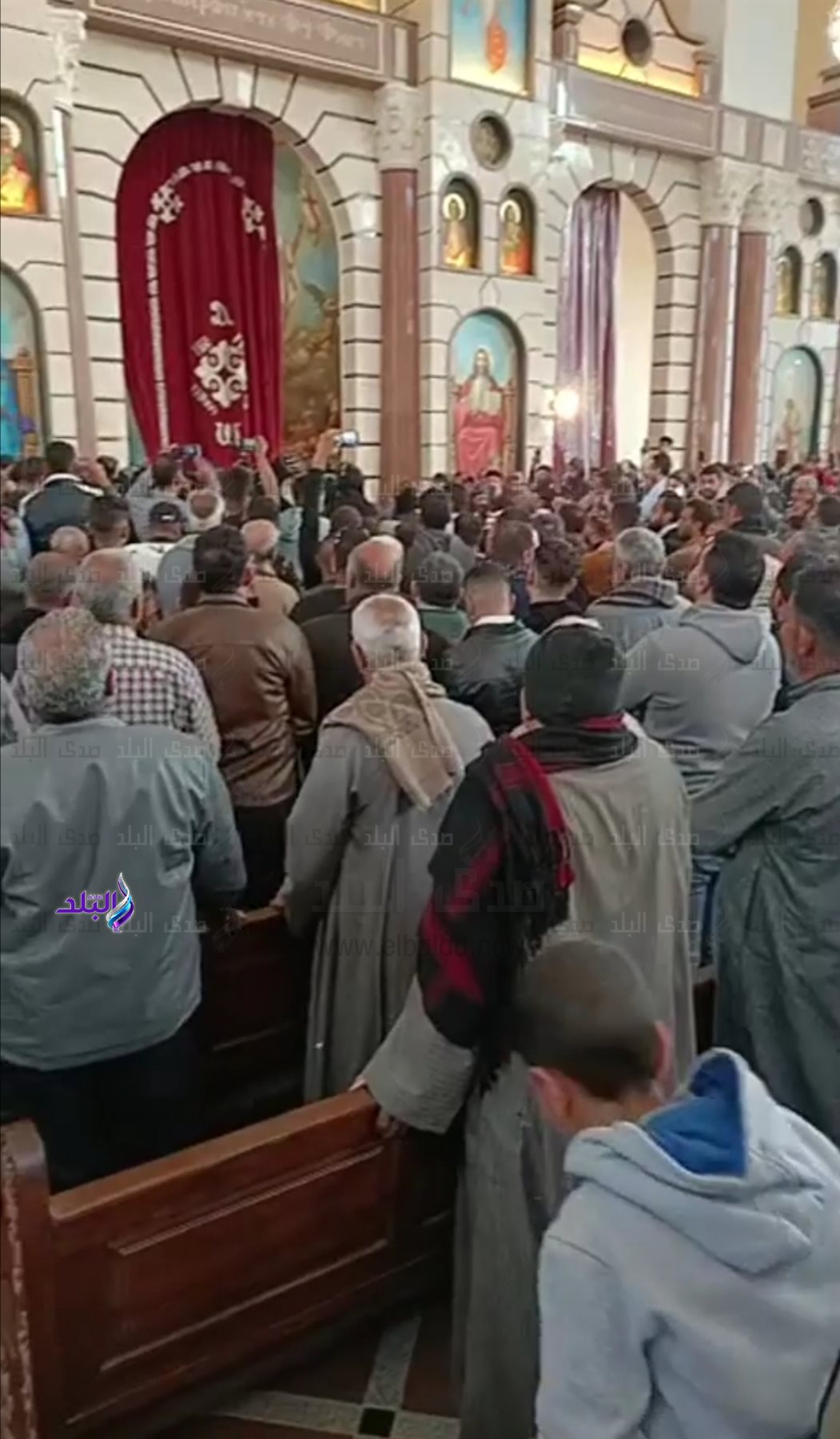 مراسم تشييع جنازة الرهبان الثلاثة