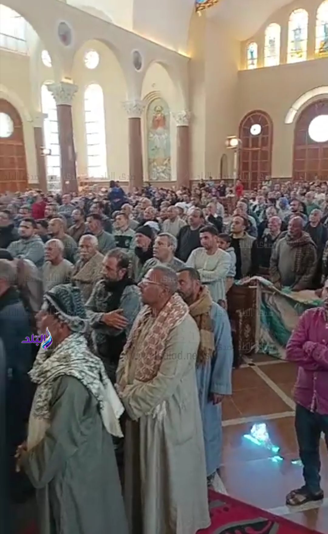 مراسم تشييع جنازة الرهبان الثلاثة