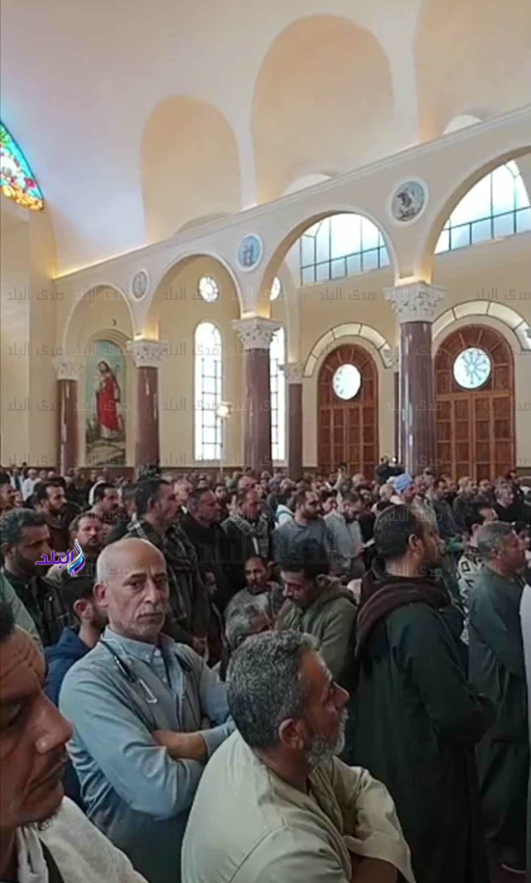مراسم تشييع جنازة الرهبان الثلاثة