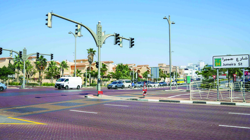 صيانة 80 ألف متر مربع من الأرصفة في دبي