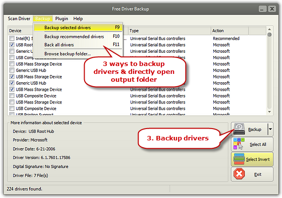 Backup Drivers