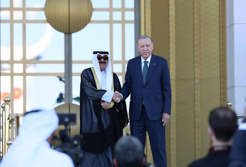 انعقاد جلسة المباحثات الرسمية بين تركيا والكويت