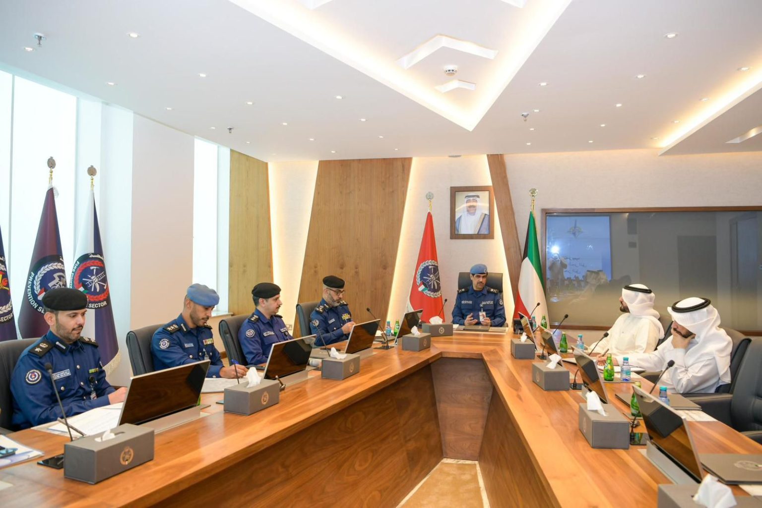 رئيس قوة الإطفاء العام يبحث إستحداث تخصص بكالوريوس هندسة الحماية من الحريق بالتعاون مع كلية الدراسات التكنولوجية