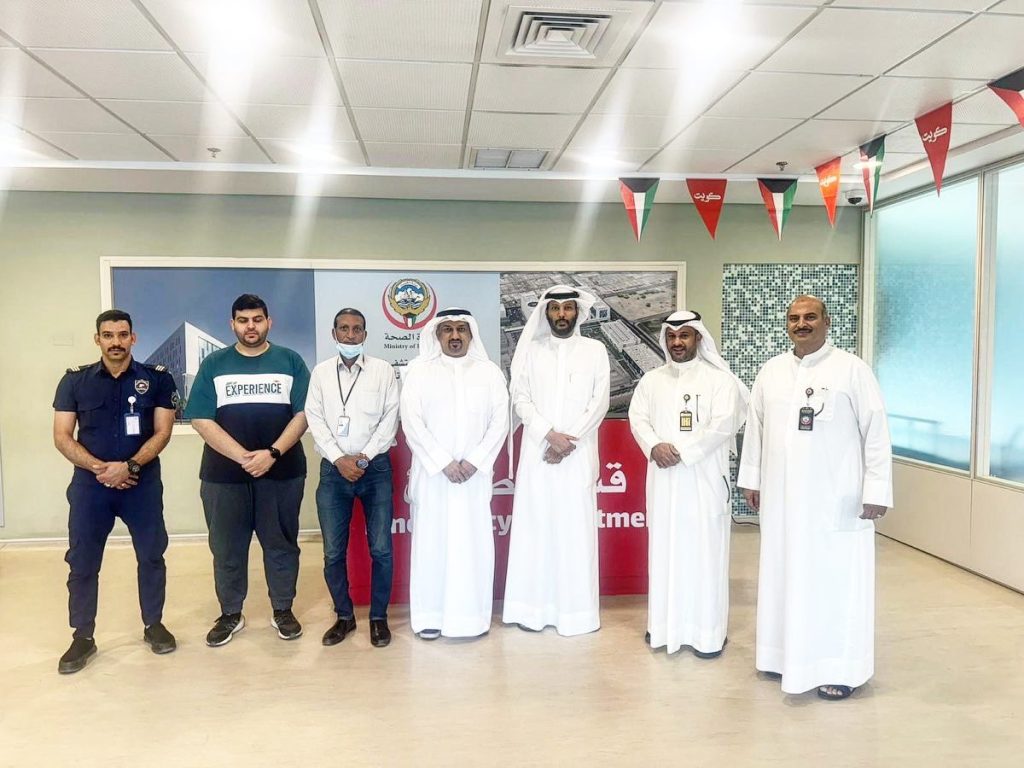 الوكيل المساعد للشؤون الهندسية يتفقد سير العمل بمستشفى الفروانية