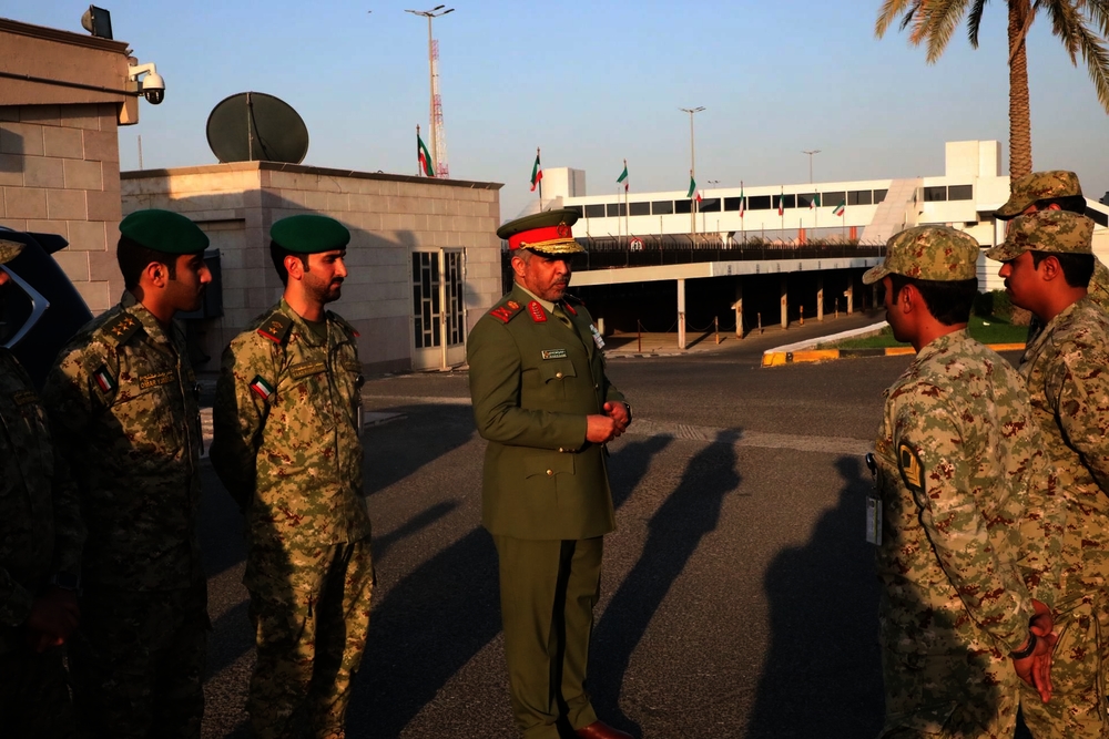 المعاون للعمليات والتدريب في الحرس الوطني زار منتسبي كتيبة حماية المنشآت الأولى