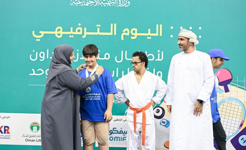 حفل بهيج ضمن اليوم الترفيهي الرياضي لأطفال متلازمة داون واضطراب طيف التوحد