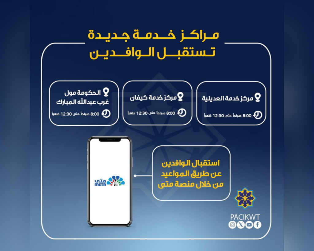 المعلومات المدنية: 3 مراكز خدمة جديدة لاستقبال الوافدين