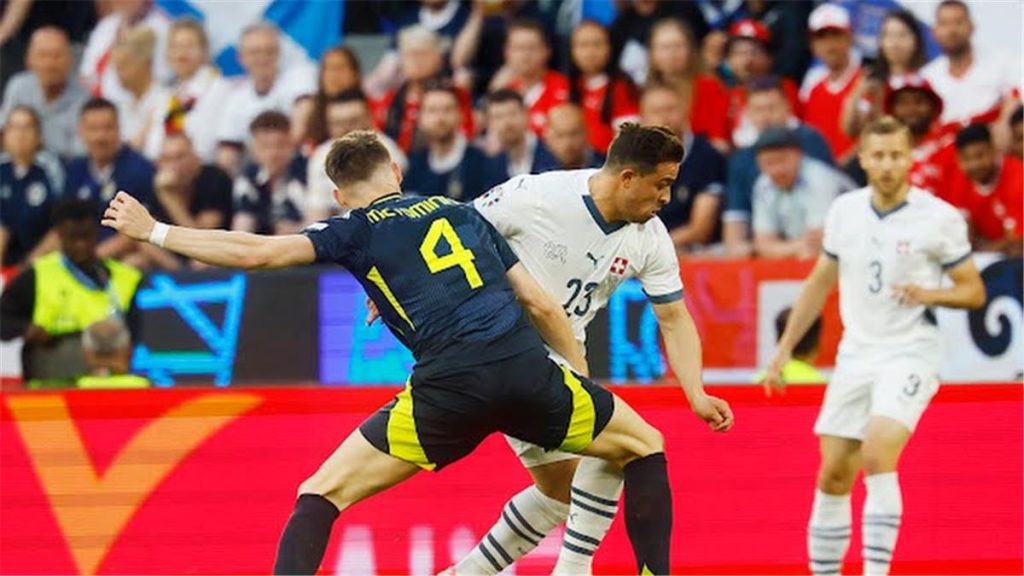 التعادل الإيجابي يحسم مباراة سويسرا وإسكتلندا في يورو 2024