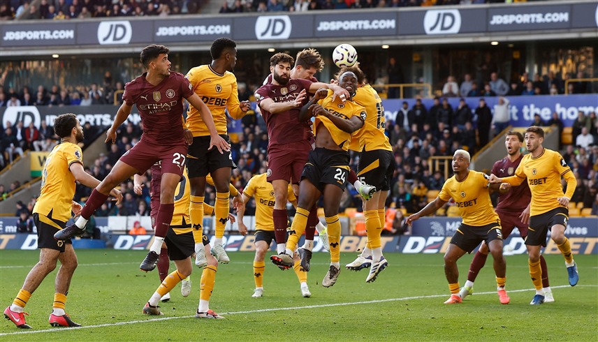 في الوقت القاتل.. مانشستر سيتي يقهر وولفرهامبتون العنيد في الدوري الانجليزي