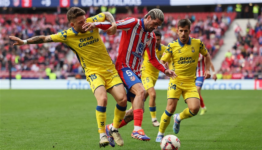بثنائية نظيفة.. أتلتيكو مدريد ينتصر على لاس بالماس بالليغا