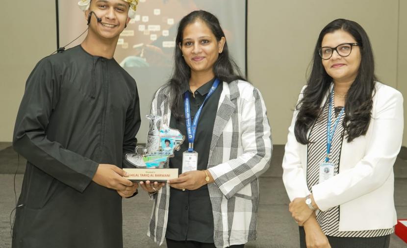 هلال البرواني يشارك في جلسة توعية حول الأمن السيبراني بالمدرسة الهندية