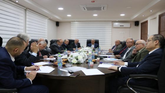 “تنفيذية المنظمة” تبحث آخر التطورات والمستجدات على الساحة الفلسطينية