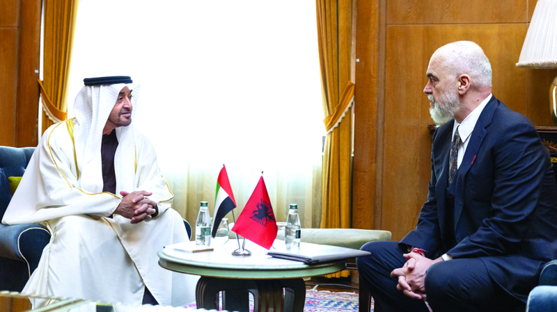 رئيس الدولة: الإمارات تدعم كل ما يحقق السلم والاستقرار في البلقان