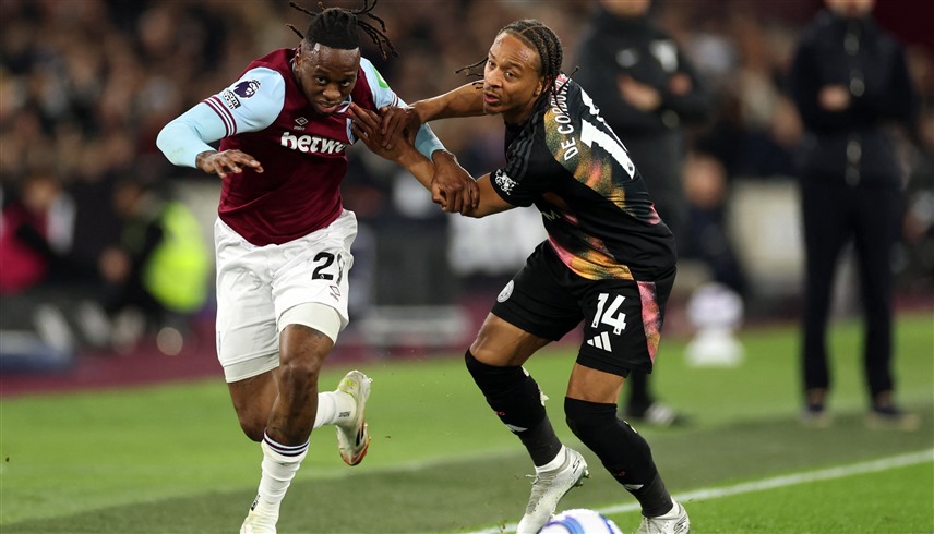 وست هام يبتعد عن مراكز الخطر بفوز جديد على ليستر سيتي في الدوري الإنجليزي