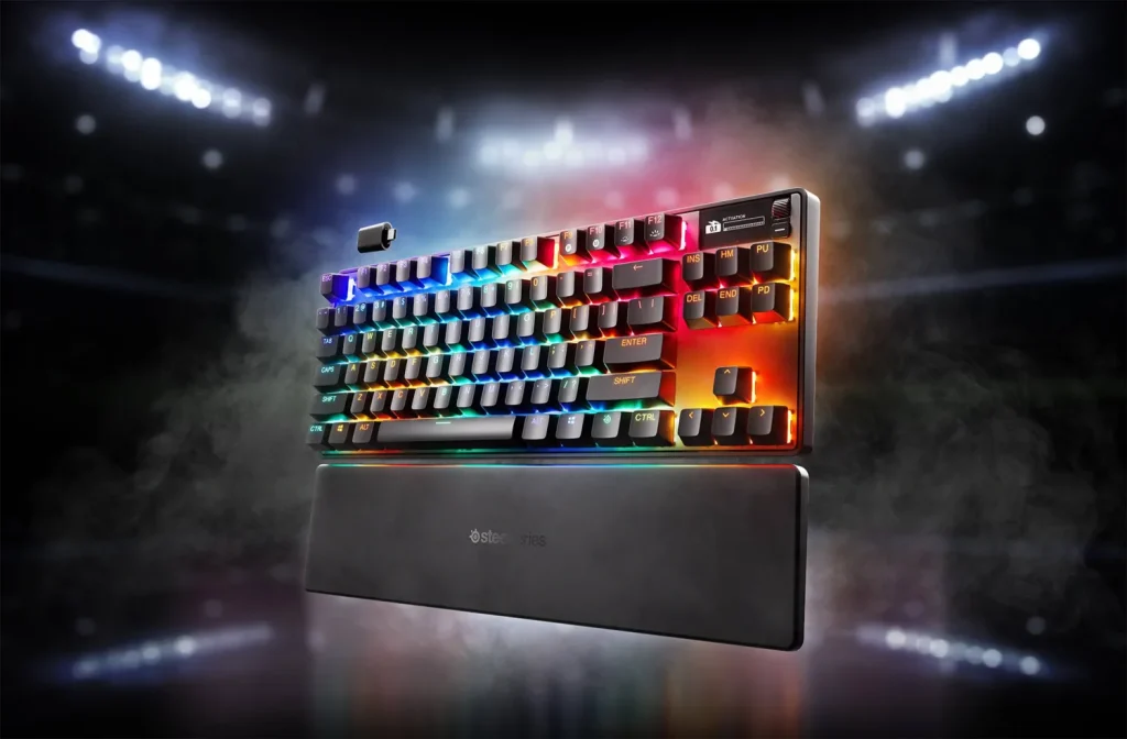 لوحة مفاتيح متطورة للألعاب الإلكترونية