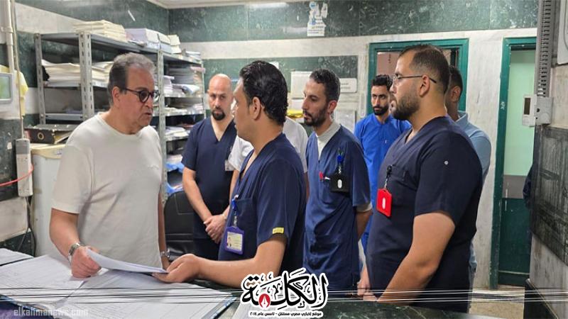 وزير الصحة يتفقد مستشفى البنك الأهلي | أخبار وتقارير | بوابة الكلمة