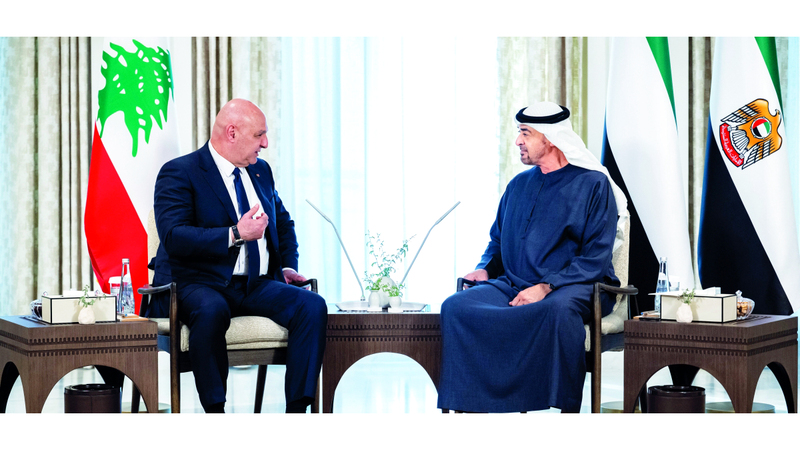 رئيس الدولة: ندعم كل ما يحقق الاستقرار والتنمية والازدهار لشعب لبنان الشقيق