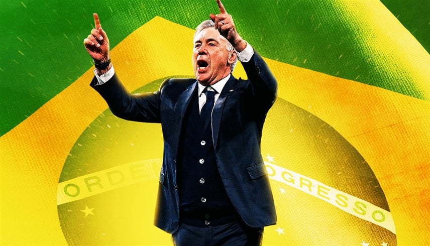 رسمياً.. أنشيلوتي مدرباً لمنتخب البرازيل
