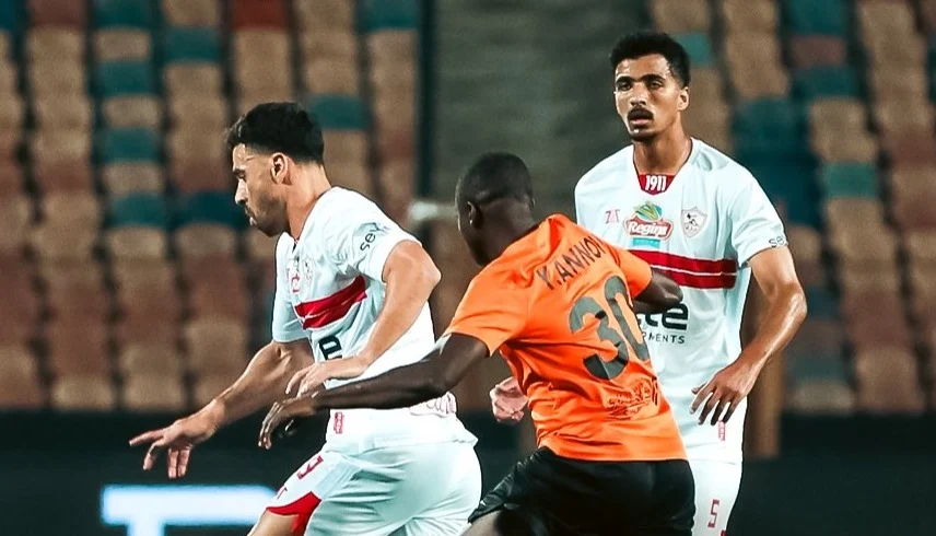 تعادل الزمالك مع البنك الأهلي في الدوري المصري