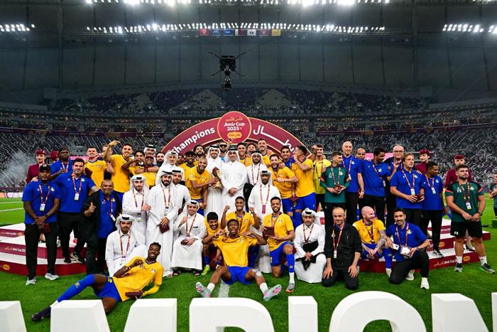 الغرافة يتوج بكأس أمير قطر 2025 للمرة الثامنة في تاريخه