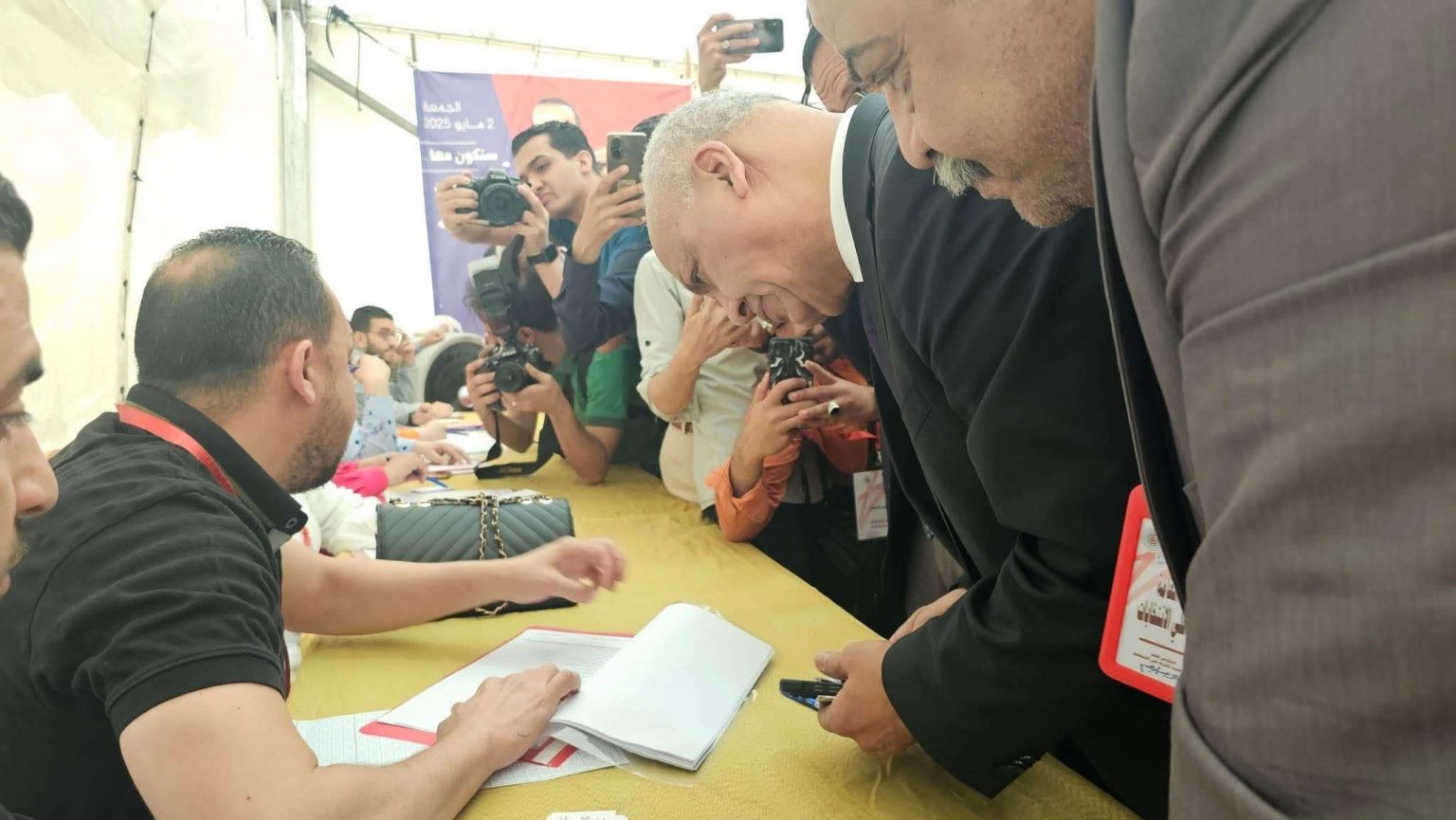 مصطفى بكري يسجل فى كشوف الجمعية العمومية لنقابة الصحفيين