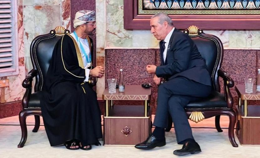 وزير الخارجية يبحث مع نائب رئيس دولة فلسطين تطوُّرات القضية الفلسطينية