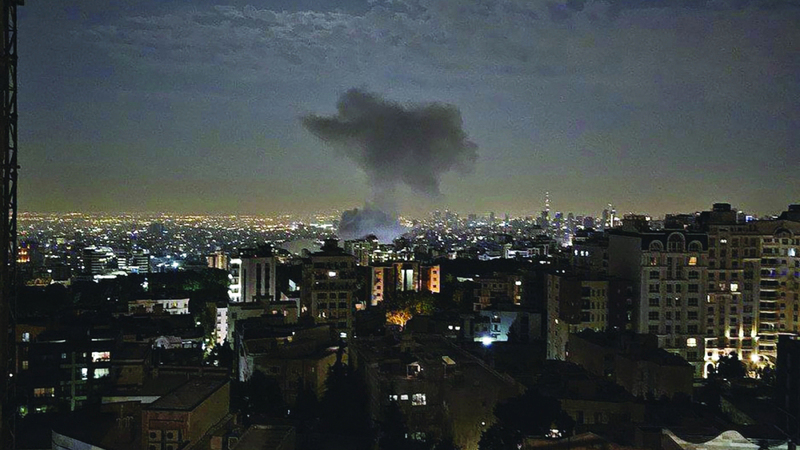 إدانة عربية وغربية للهجوم العسكري الإسرائيلي على إيران