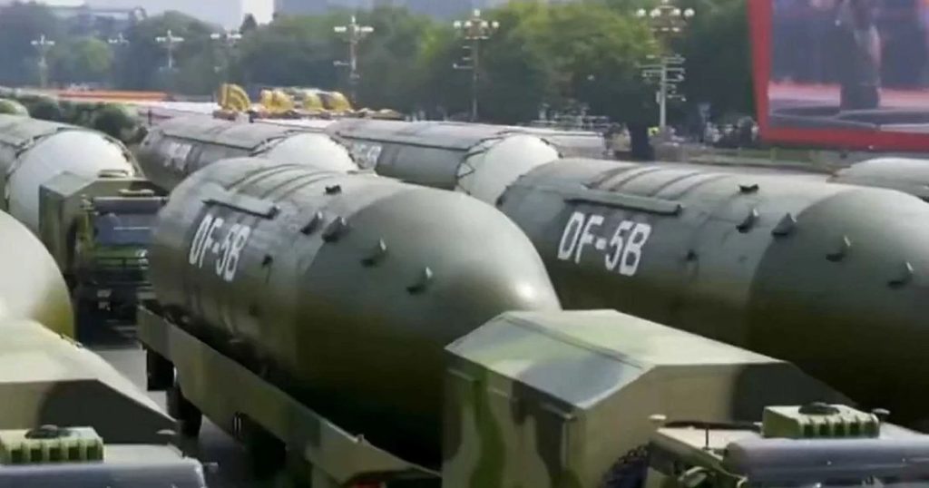 الصين تكشف عن صاروخ يحمل 10 رؤوس نووية ويصل عمق أميركا