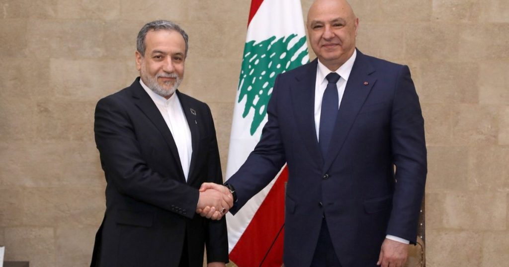 بعد مصر.. وزير خارجية إيران في لبنان للقاء عون وبري وسلام